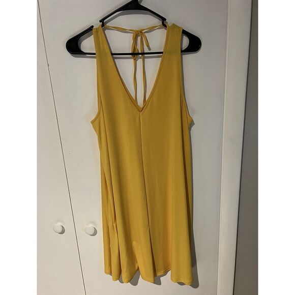 BCBGeneration, Yellow Tank Top‎ Dress Size Medium - Picture 1 of 4